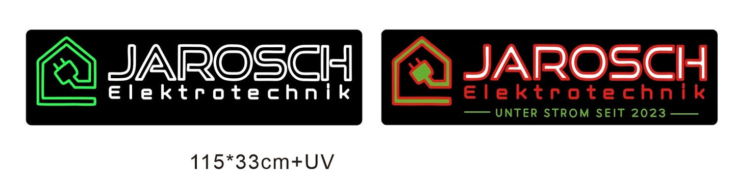 LED Neonschild: Jarosch