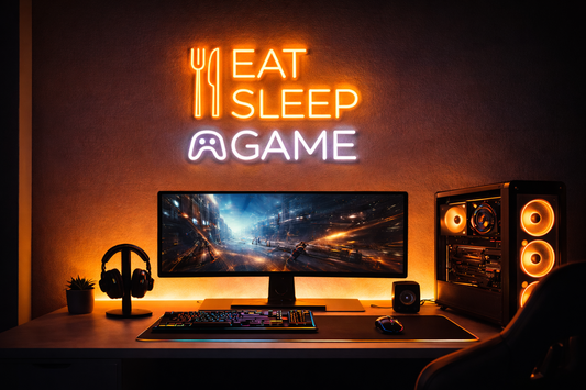 Your Neon Sign – Eat Sleep Game