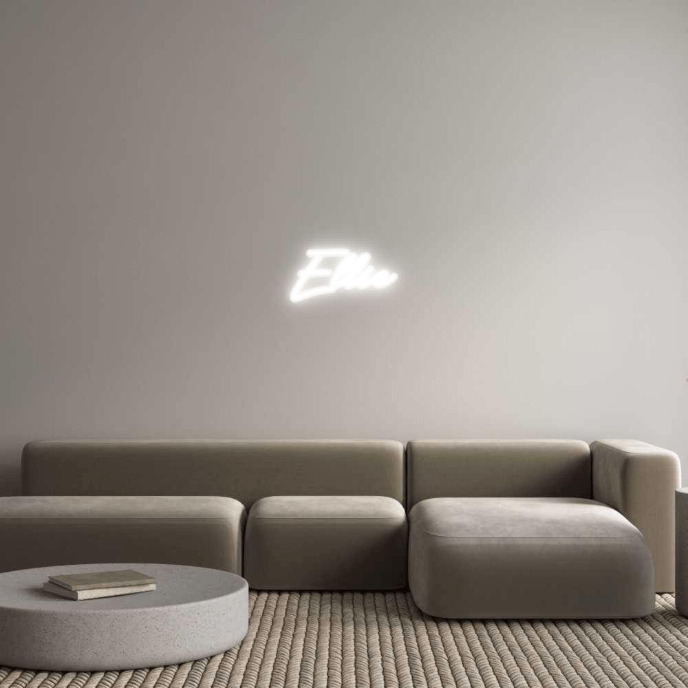 Personalisierbares Neon - LED - Schild in Pink, ideal als Wanddekoration für Wohnzimmer oder Geschäftsräume