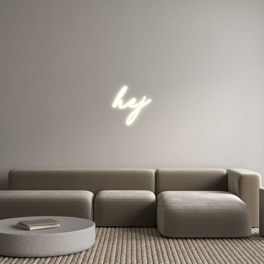 Personalisierbares Neon - LED - Schild in Pink, ideal als Wanddekoration für Wohnzimmer oder Geschäftsräume