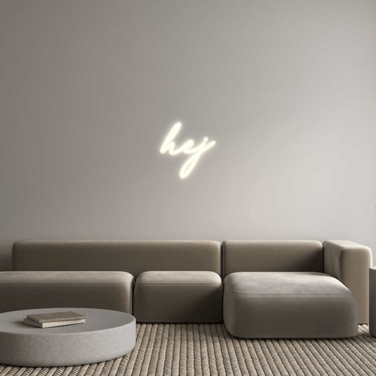 Personalisierbares Neon - LED - Schild in Pink, ideal als Wanddekoration für Wohnzimmer oder Geschäftsräume