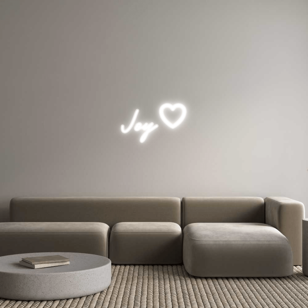 Personalisierbares Neon - LED - Schild in Pink, ideal als Wanddekoration für Wohnzimmer oder Geschäftsräume