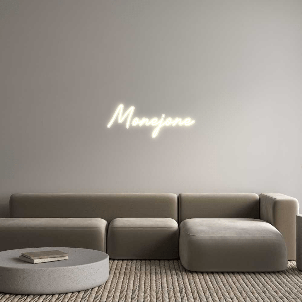 Personalisierbares Neon - LED - Schild in Pink, ideal als Wanddekoration für Wohnzimmer oder Geschäftsräume