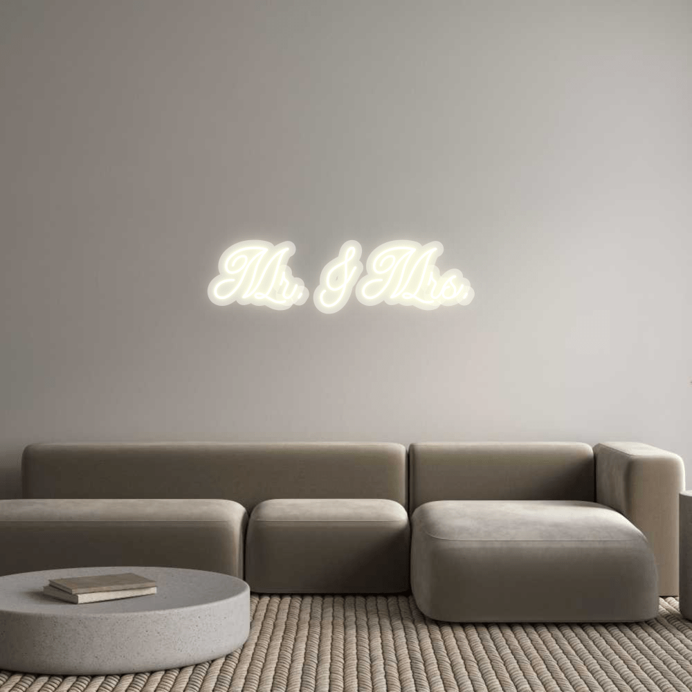 Personalisierbares Neon - LED - Schild in Pink, ideal als Wanddekoration für Wohnzimmer oder Geschäftsräume