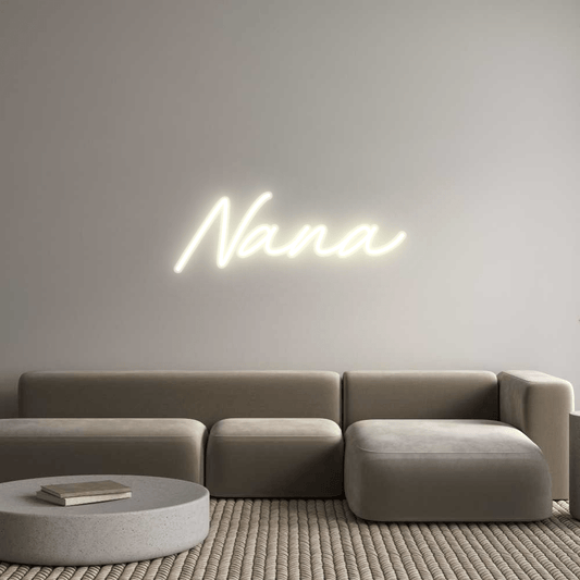 Personalisierbares Neon - LED - Schild in Pink, ideal als Wanddekoration für Wohnzimmer oder Geschäftsräume