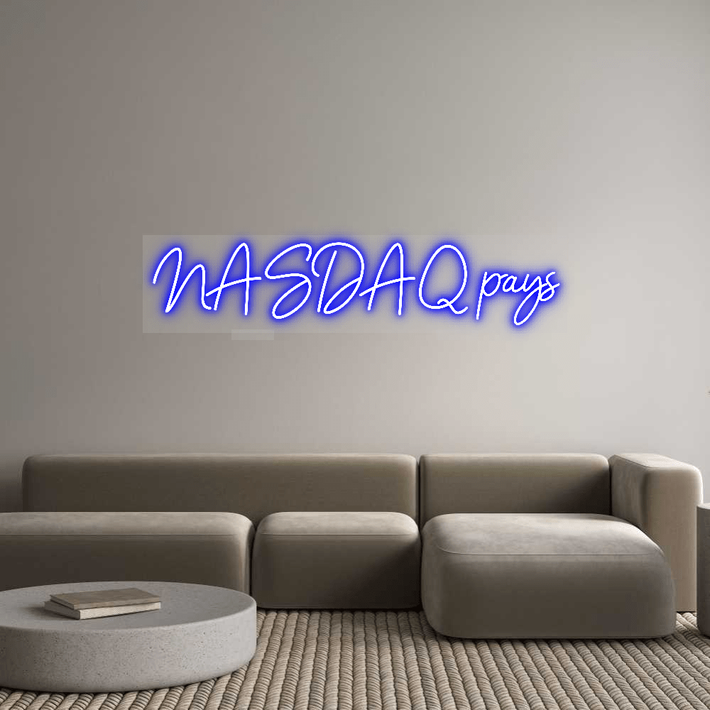 Personalisierbares Neon - LED - Schild in Pink, ideal als Wanddekoration für Wohnzimmer oder Geschäftsräume