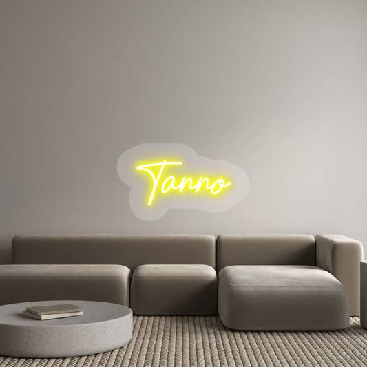 Personalisierbares Neon - LED - Schild in Pink, ideal als Wanddekoration für Wohnzimmer oder Geschäftsräume