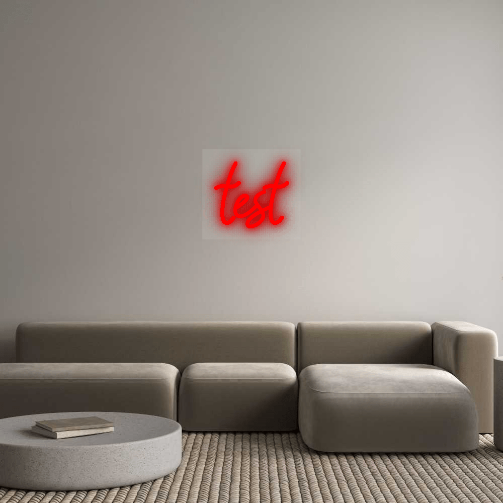 Personalisierbares Neon - LED - Schild in Pink, ideal als Wanddekoration für Wohnzimmer oder Geschäftsräume
