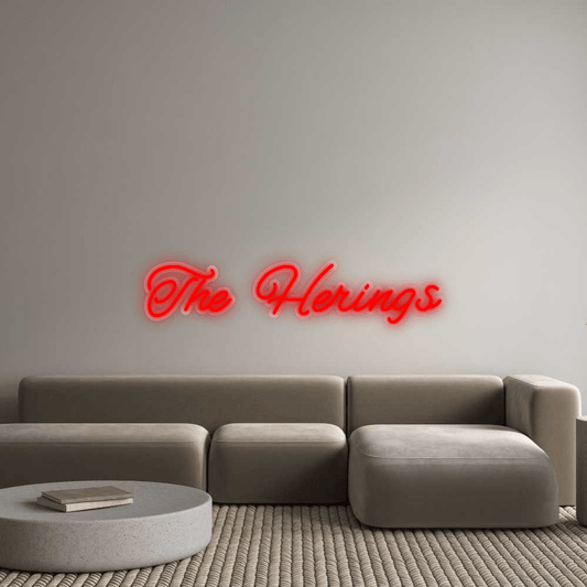 Personalisierbares Neon - LED - Schild in Pink, ideal als Wanddekoration für Wohnzimmer oder Geschäftsräume