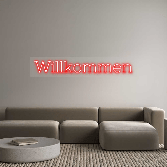 Personalisierbares Neon - LED - Schild in Pink, ideal als Wanddekoration für Wohnzimmer oder Geschäftsräume