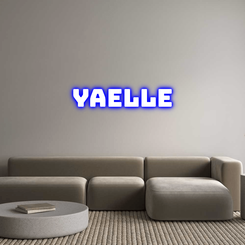 Personalisierbares Neon - LED - Schild in Pink, ideal als Wanddekoration für Wohnzimmer oder Geschäftsräume