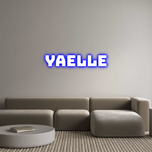 Personalisierbares Neon - LED - Schild in Pink, ideal als Wanddekoration für Wohnzimmer oder Geschäftsräume