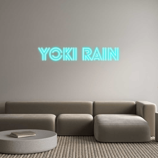 Personalisierbares Neon - LED - Schild in Pink, ideal als Wanddekoration für Wohnzimmer oder Geschäftsräume